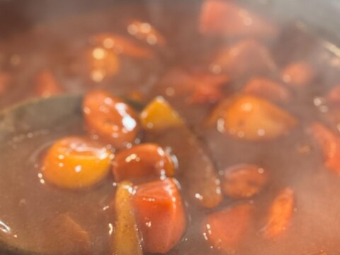 水煮野菜とソーセージでコクあり超時短ゴロゴロカレー